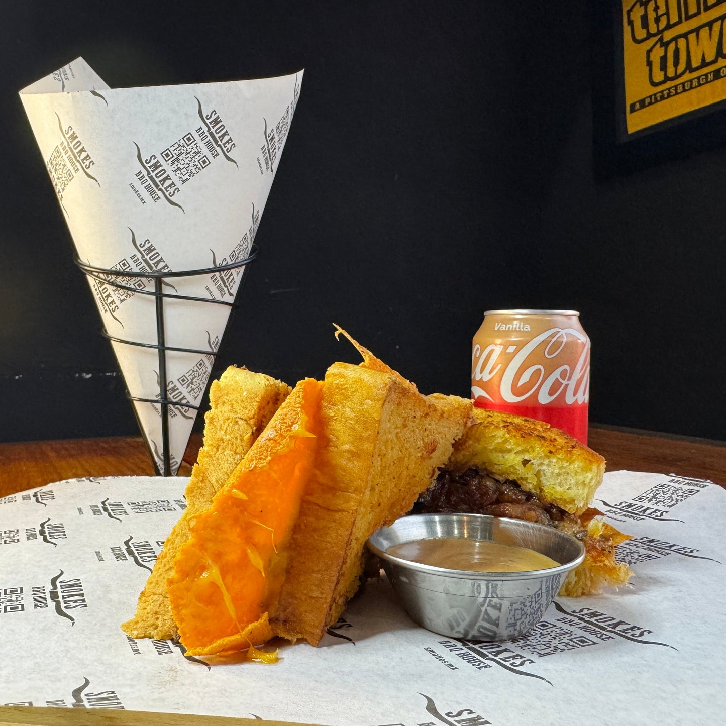 Brisket & Bacon Grilled Cheese